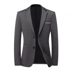 Костюм деловой мужской с воротником утолщенным VanCamel, серый