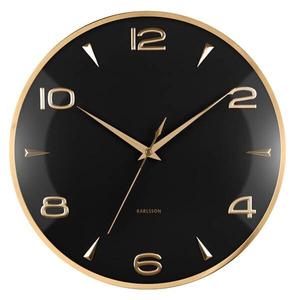 Настенные часы Karlsson Sienna Glow, 5x41x5 см, черный