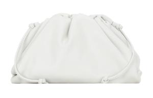 Сумка-облачко из телячьей кожи на пояс или через плечо, женская, кремово-белая Bottega Veneta