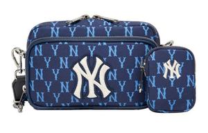 Сумка через плечо унисекс MLB Monogram Collection, Темно-синий