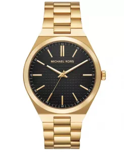 Мужские часы Lennox с тремя стрелками из нержавеющей стали золотистого оттенка, 43 мм Michael Kors, gold-tone