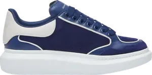 Кроссовки Alexander McQueen Oversized Sneaker 'Indigo Ice Grey', синий