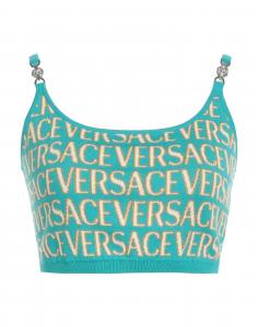 Топ Versace, бирюзовый