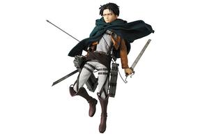 Фигурка в масштабе Levi из серии "Атака на титанов", командир отряда Medicom Toy