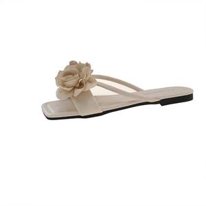 Женские стойкие к истиранию сандалии Slide TAFN, Ecru