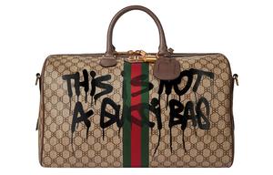 GUCCI Collaboration Покрытый тканью Рюкзак Дорожная сумка Унисекс Balenciaga