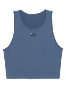 Бесшовный топ без рукавов P.E Nation, синий