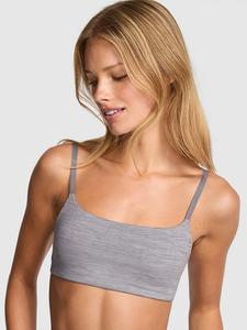 Спортивный бюстгальтер Relay с квадратным вырезом Pink, night owl grey marl