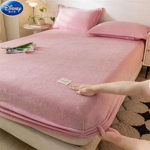 Disney Простыня 120х200 см из молочного вельвета, цвет Cherry Blossom Pink