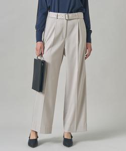 Теплые атласные широкие прямые брюки