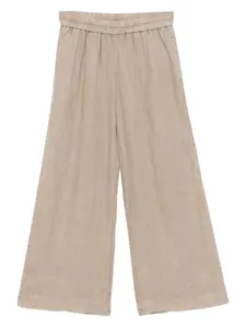 Льняные брюки James Perse, коричневый