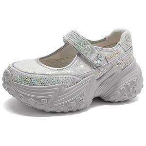 Женские кроссовки Lifestyle Low-Top Silver Grey Satchi