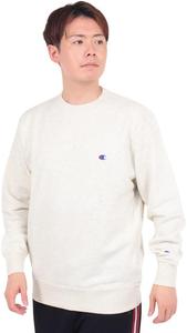 Толстовка Champion с круглым вырезом SC3-Y035, унисекс, для взрослых, серый