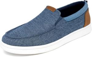 Мужские слипоны Nautica, повседневные мокасины с носком-мок и кроссовки в стиле лодочных туфель для мужчин - легкие и удобные - Derwin, синий