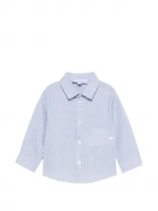 Рубашка в клетку Emporio Armani Kids, белый