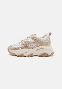 Приватные кроссовки Steve Madden, Silver/Gold Cream