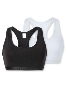 Бюстгальтер-бралетт ELLE, черный/белый