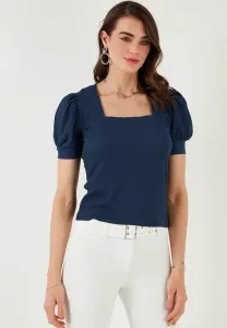 Блузка приталенного кроя Lela, Indigo