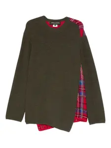 Шерстяной свитер Comme des Garçons Homme Plus, зеленый