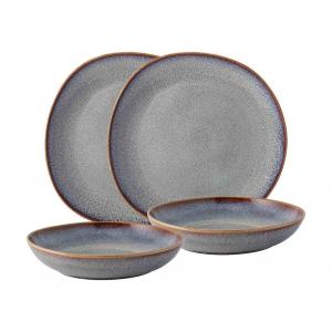 Нравиться. Столовый сервиз Lave бежевого цвета от Villeroy & Boch, 4 предмета - DS, бежевый