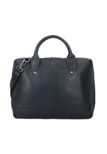 Кожаный портфель Navigator Tacan с отделением для ноутбука 36 см PLEVIER, черный