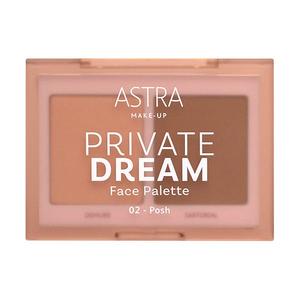 Палитра теней для век для лица ASTRA MAKEUP Private Dream Face, 02 Posh