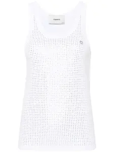 Топ со стразами COPERNI, белый