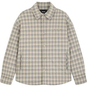 WE11DONE Пуховик мужской бежевый, Beige