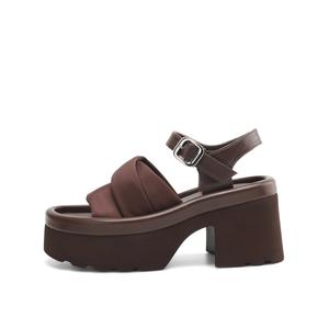 Сандалии с одним ремешком женские Rosa Bianca, Coffee