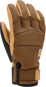 Carhartt женские перчатки Storm Defender Insulated Secure Cuff, Brown Barley