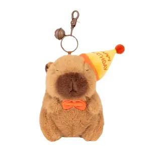 Плюшевый кулон милая капибара 12 см высота MAOGEGE