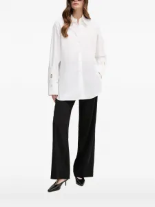 Рубашка с пуговицами на манжетах EMPORIO ARMANI, белый