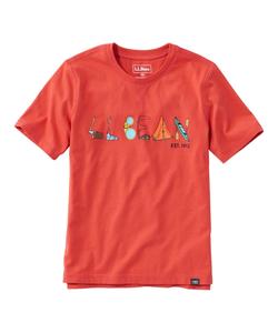 Детская органическая футболка с коротким рукавом