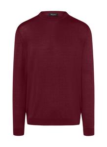 Пуловер März Rundhals Superwash Classic Fit, бордо