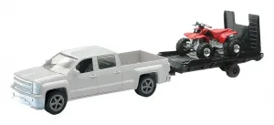 Грузовик с квадроциклом, модель 1:43 New Ray Toys