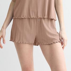Женские пижамные шорты с рельефной резинкой Sonoma Goods For Life, Warm Taupe
