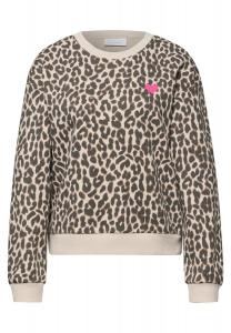 Street One Studio Свитшот 'Leo' в бежевом цвете