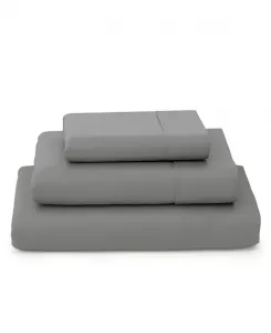 Роскошные простыни из смеси вискозы и бамбука — охлаждающие и дышащие, шелковистые и мягкие Cosy House Collection, grey