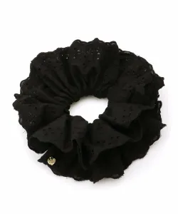 Большая кружевная резинка для волос INGNI, цвет Kuro