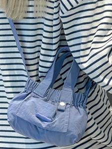 Женская мини-сумочка с присборенным плечевым ремнем Doux Belle, цвет Blue