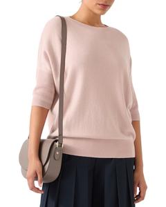 LK Bennett Mara Вязаный топ из шерсти и кашемира, розовый