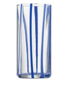 Стеклянный хайбол Cyrcus в полоску (7 x 14,6 см) Nasonmoretti, синий