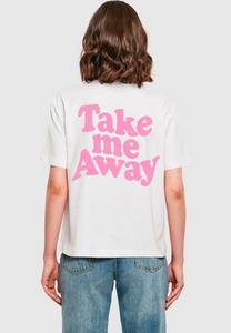 Рубашка с принтом TAKE ME AWAY Mister Tee, белый