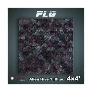4 х 4 фута — Улей пришельцев, синий, F.L.G. Mats 4' x 4'