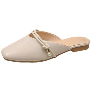 WUJI Антибактериальные женские сандалии Quiet с закрытым носком, бежевые