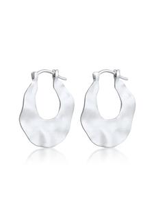 Elli Серьги из серебра 925 пробы с геометрическим узором «Волны» в серебре