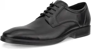 Мужские туфли ECCO Milan с гладким носком, черный