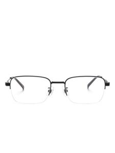 Dunhill очки в полуободковой оправе, черный
