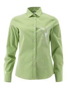 OS-Trachten Традиционная блузка Jetea ярко-зеленого цвета