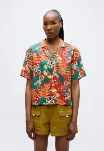 Рубашка tidal threads, блузка на пуговицах Patagonia, Hot Ember